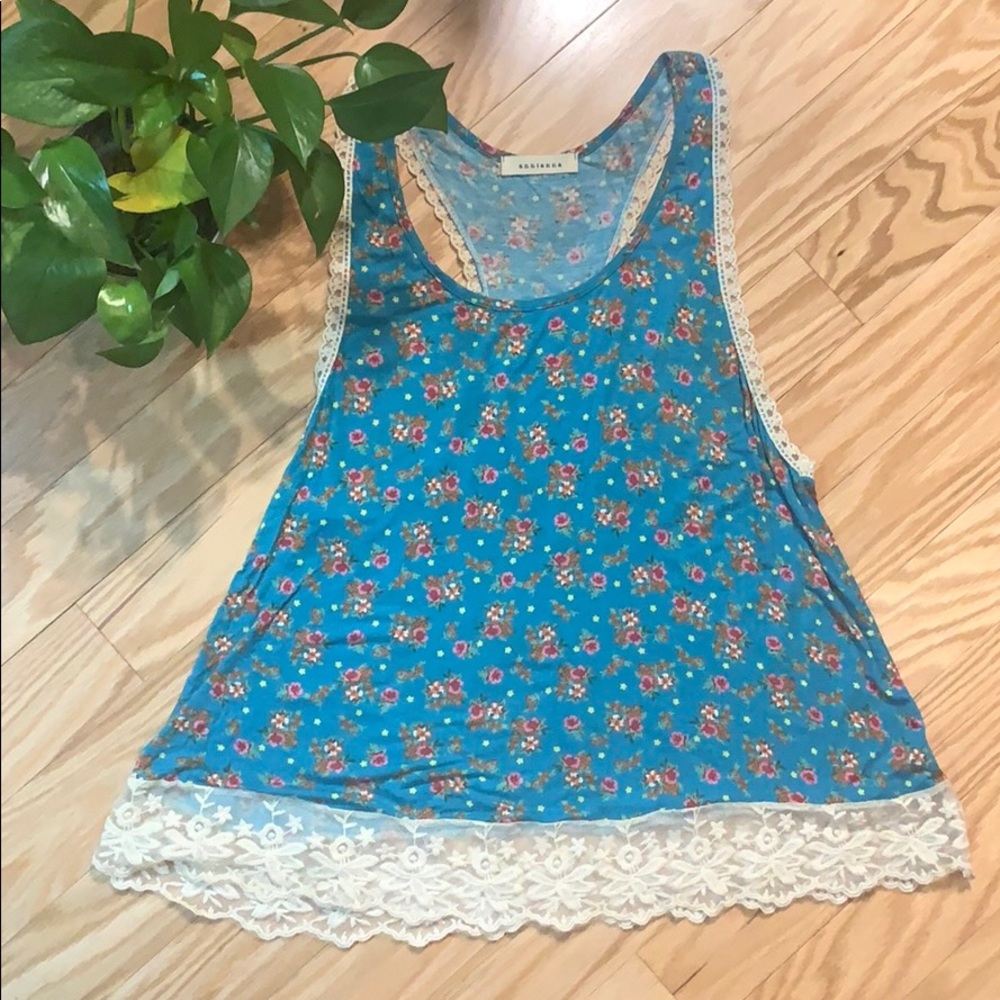 Floral Racerback Tank